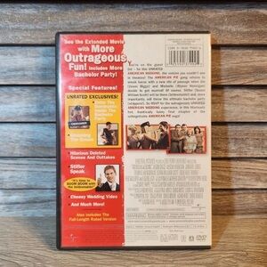 Unrated American Wedding DVD — Red & White Case